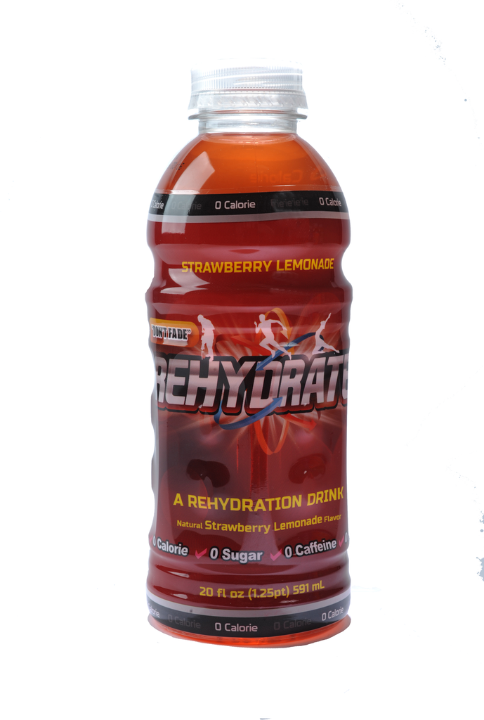 4 Pack of Strawberry Lemonade Rehydrate - 20 oz